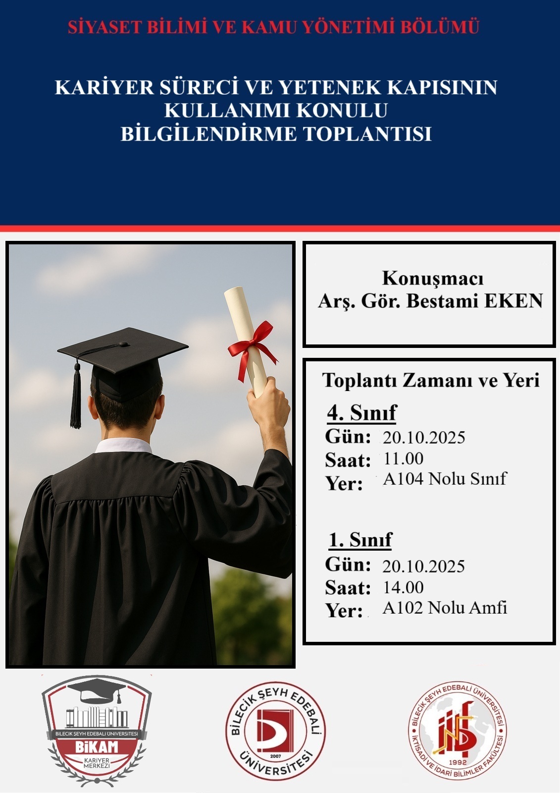 20 Ekim 2025 Tarihli Kariyer Danışmanlığı Toplantısı 